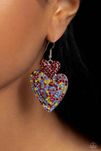 Load image into Gallery viewer, Paparazzi Earrings Flirting Flourish - Red Coming Soon
