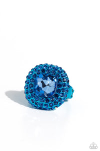 Paparazzi Rings Glistening Grit - Blue Coming Soon