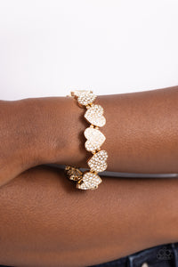 Paparazzi Bracelet Headliner Heart - Gold Coming Soon