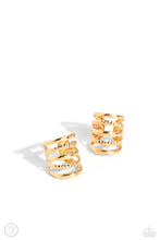 Load image into Gallery viewer, Paparazzi Earrings Flexible Fashion - Gold
