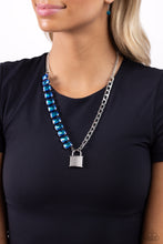 Load image into Gallery viewer, Paparazzi Necklace LOCK and Roll - Blue Coming Soon
