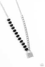 Load image into Gallery viewer, Paparazzi Necklace LOCK and Roll - Black
