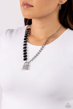 Load image into Gallery viewer, Paparazzi Necklace LOCK and Roll - Black
