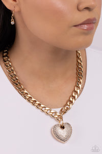Paparazzi Necklace Ardent Affection - Gold Coming Soon