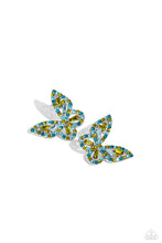 Load image into Gallery viewer, Paparazzi Earrings Tilted Takeoff - Green Coming Soon
