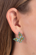Load image into Gallery viewer, Paparazzi Earrings Tilted Takeoff - Green Coming Soon
