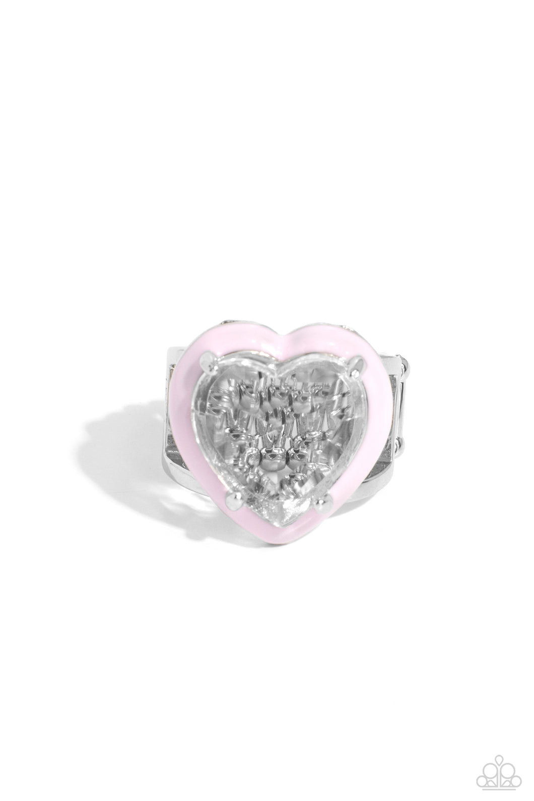 Paparazzi Ring Hallmark Heart - Pink Coming Soon