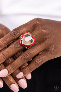 Paparazzi Rings Hallmark Heart - Red Coming Soon