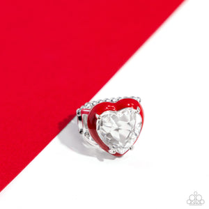 Paparazzi Rings Hallmark Heart - Red Coming Soon