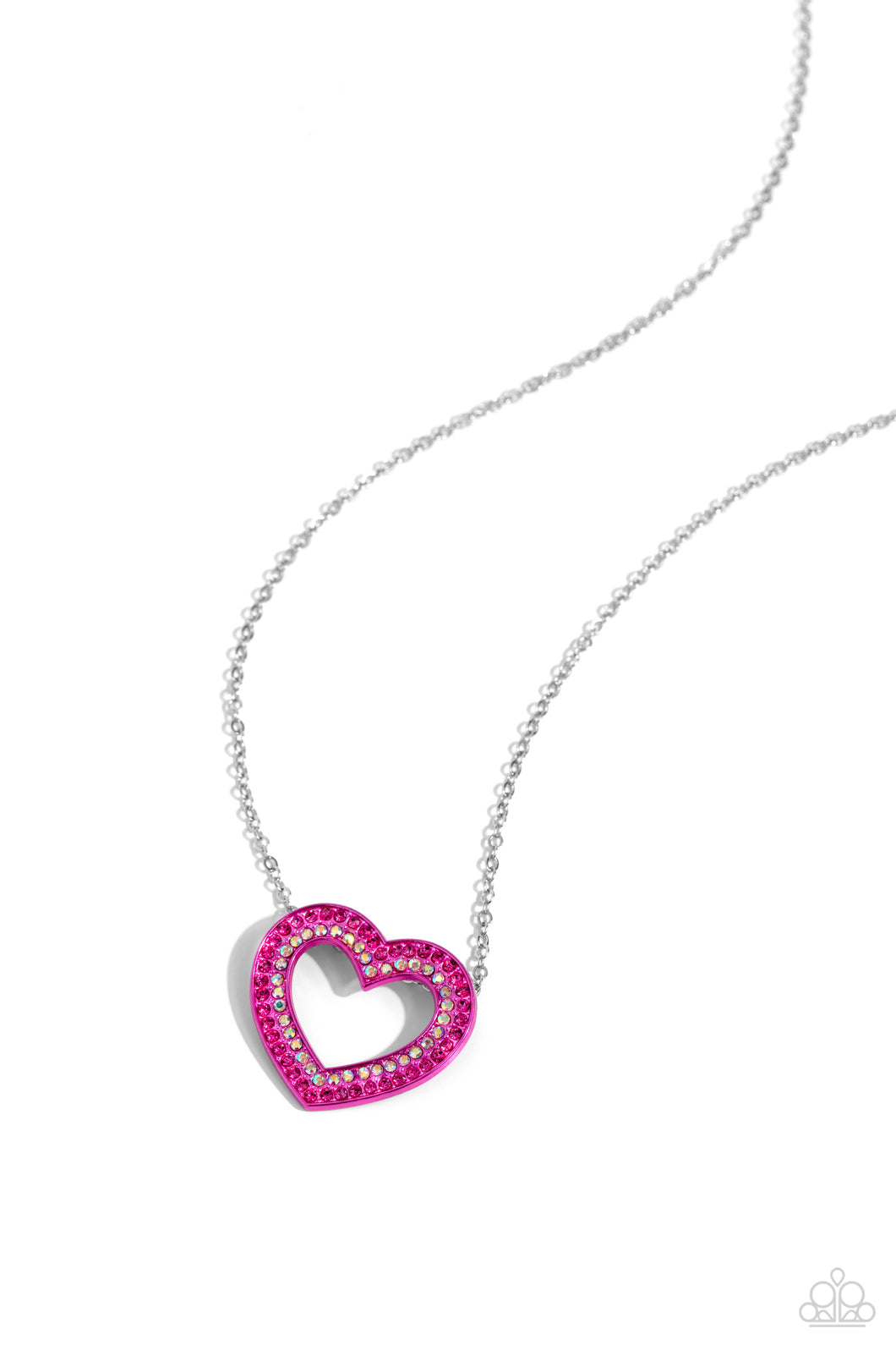 Paparazzi Necklace Hyper Heartland - Pink Coming Soon