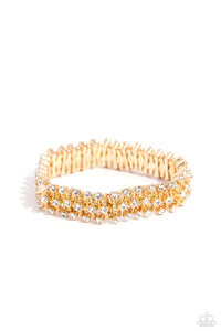 Paparazzi Bracelet Corporate Confidence - Gold Coming Soon