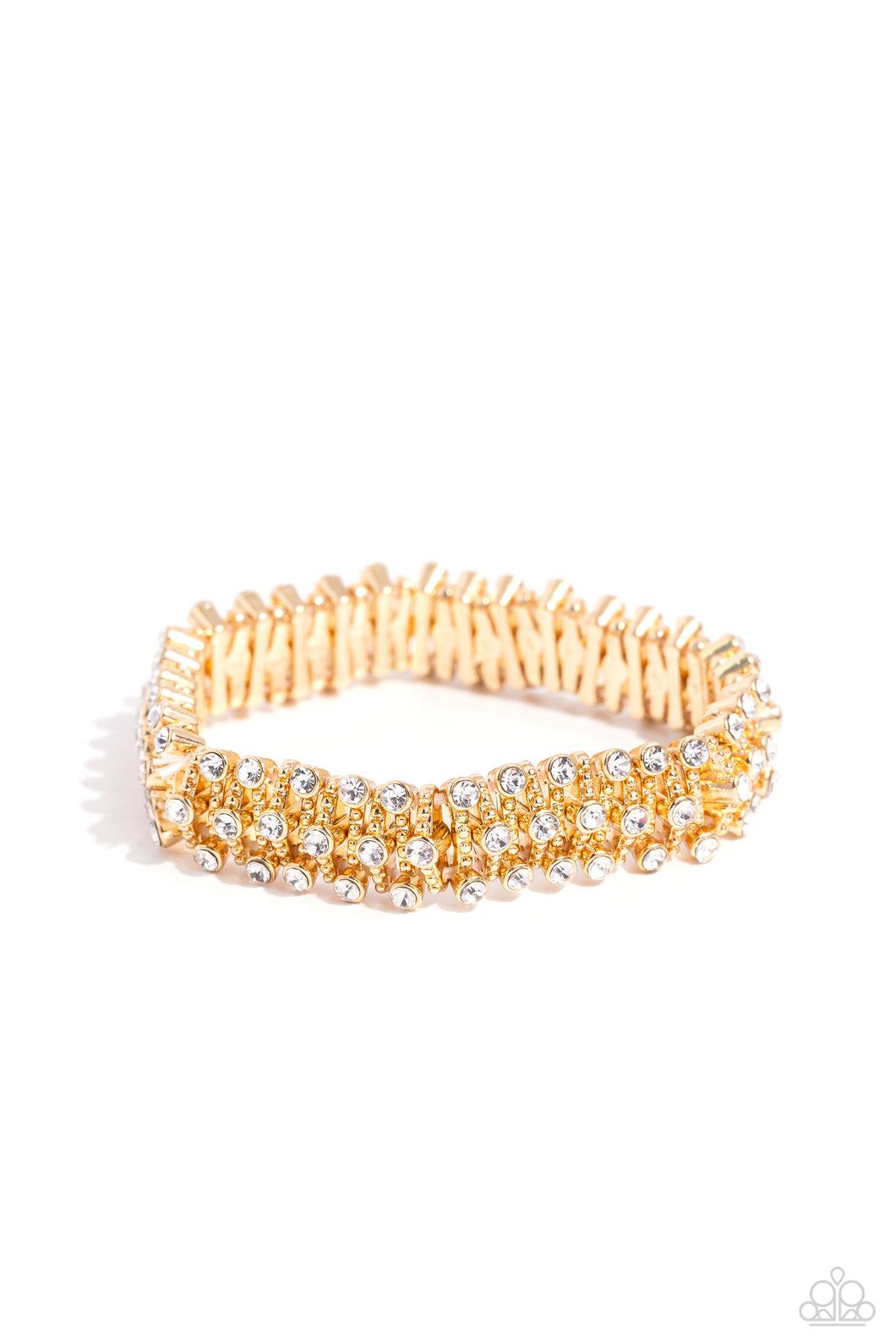 Paparazzi Bracelet Corporate Confidence - Gold Coming Soon