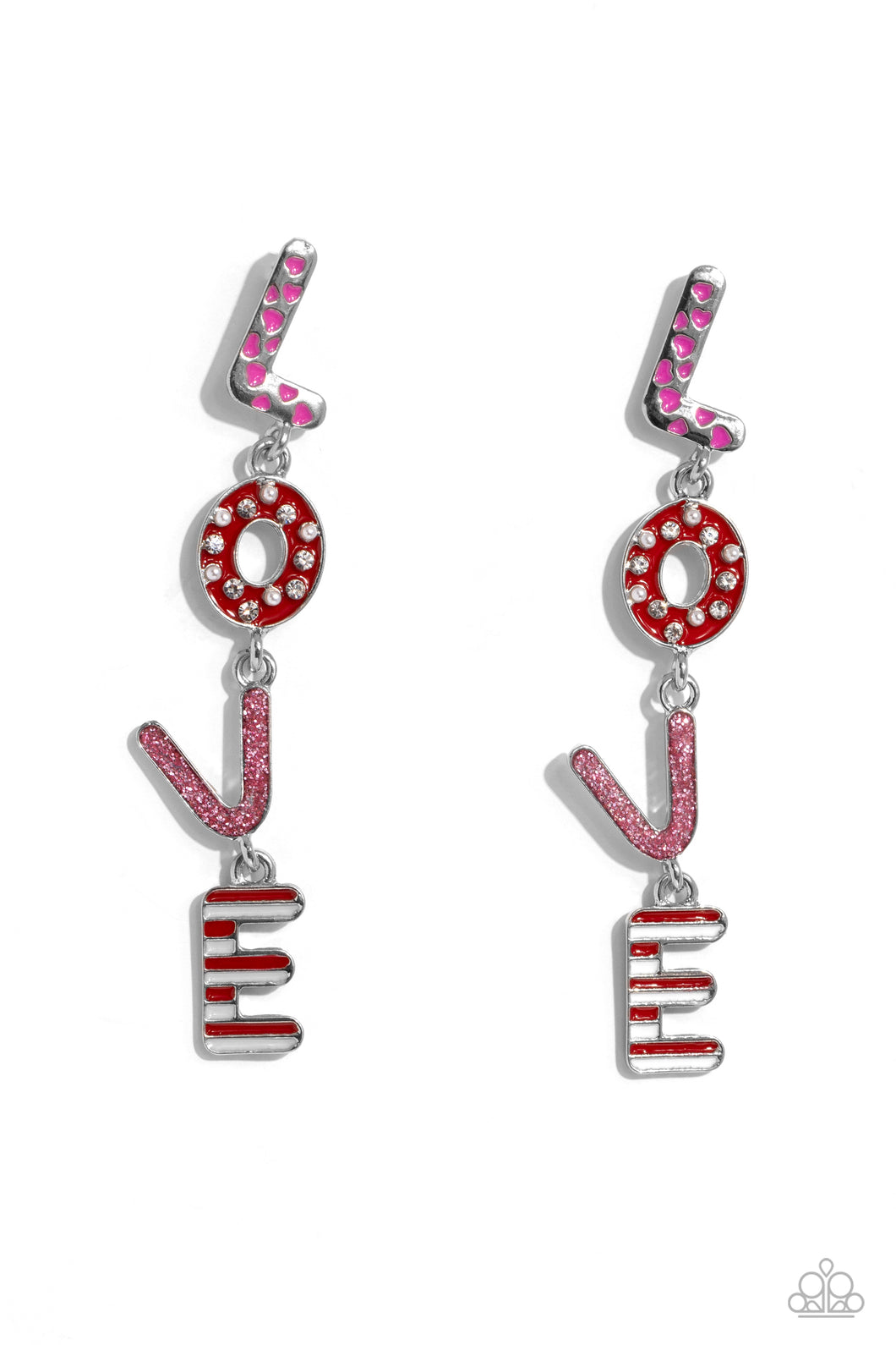 Paparazzi Earrings Admirable Assortment - Pink Coming Soon