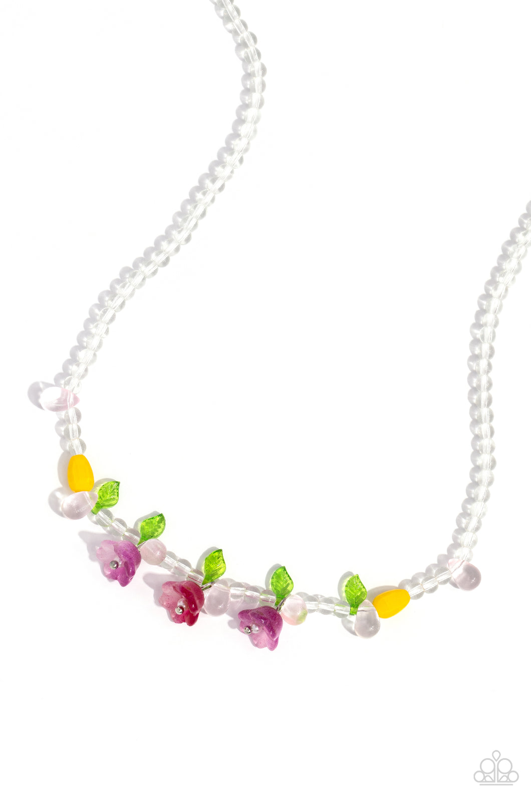 Paparazzi Necklaces World GLASS Wonder - Pink Coming Soon