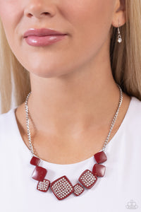 Paparazzi Necklaces Twinkling Tables - Red Coming Soon