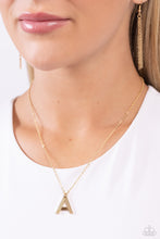 Load image into Gallery viewer, Paparazzi Necklaces Leave Your Initials - Gold - A Coming Soon
