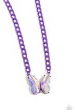 Load image into Gallery viewer, Paparazzi Necklace Fascinating Flyer - Purple Coming Soon
