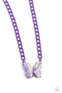 Paparazzi Necklace Fascinating Flyer - Purple Coming Soon
