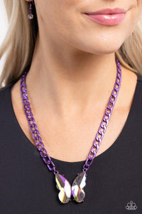 Paparazzi Necklace Fascinating Flyer - Purple Coming Soon