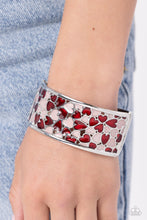Load image into Gallery viewer, Paparazzi Bracelet Penchant for Patterns - Red Coming Soon
