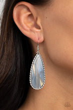 Load image into Gallery viewer, Paparazzi Earrings Ethereal Eloquence - Silver
