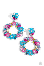 Load image into Gallery viewer, Paparazzi Earrings Wreathed in Wildflowers - Blue Coming Soon
