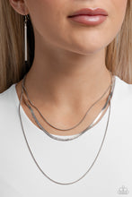 Load image into Gallery viewer, Paparazzi Necklace Key LAYER - Silver Coming Soon
