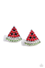 Load image into Gallery viewer, Paparazzi Earrings Watermelon Slice - Red Coming Soon
