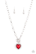Load image into Gallery viewer, Paparazzi Necklaces Check Your Heart Rate - Red
