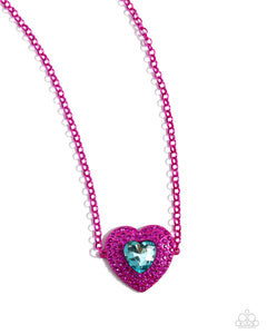 Paparazzi Necklace Locket Leisure - Pink Coming Soon