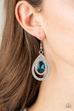 Load image into Gallery viewer, Paparazzi Earrings So The Story GLOWS - Blue
