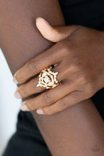 Load image into Gallery viewer, Paparazzi Rings Royal Love Story - Gold
