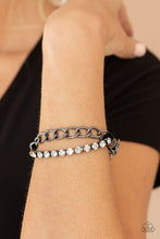 Load image into Gallery viewer, Paparazzi Bracelets Glamour Grid - Black

