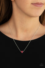 Load image into Gallery viewer, Paparazzi Necklaces Hit Em Where It HEARTS - Red
