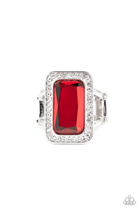 Paparazzi Rings Crown Jewel Jubilee - Red