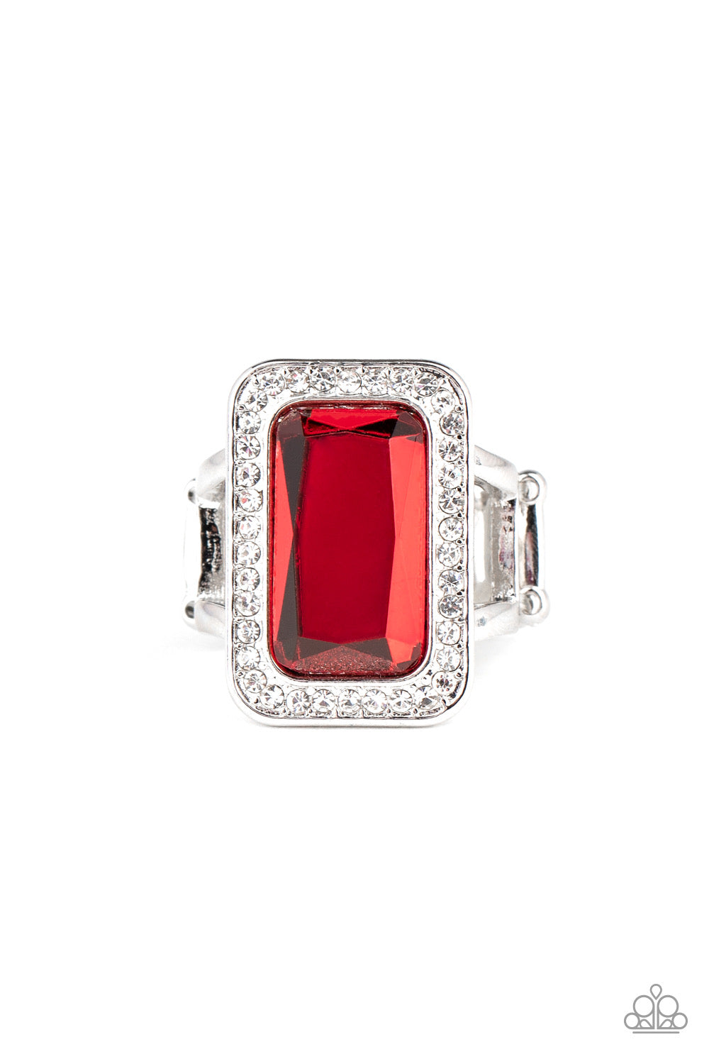 Paparazzi Rings Crown Jewel Jubilee - Red