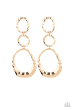 Load image into Gallery viewer, Paparazzi Earrings  1 Radically Rippled - Gold
