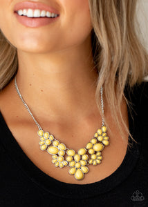 Paparazzi Necklaces Bohemian Banquet - Yellow