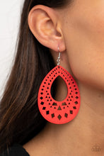 Load image into Gallery viewer, Paparazzi Earrings Belize Beauty - Red
