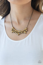 Load image into Gallery viewer, Paparazzi Necklaces Wish Upon a ROCK STAR - Brass
