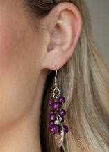 Load image into Gallery viewer, Paparazzi Earrings Fruity Finesse - Purple
