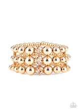 Load image into Gallery viewer, Paparazzi Bracelets Icing On The Top - Gold
