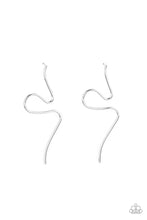 Load image into Gallery viewer, Pre Order Paparazzi Earrings Heavy Metal Minimalist - Silver
