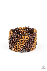 Paparazzi Bracelets Island Expression - Brown