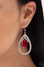 Load image into Gallery viewer, Paparazzi Earrings Trendsetting Twinkle - Red
