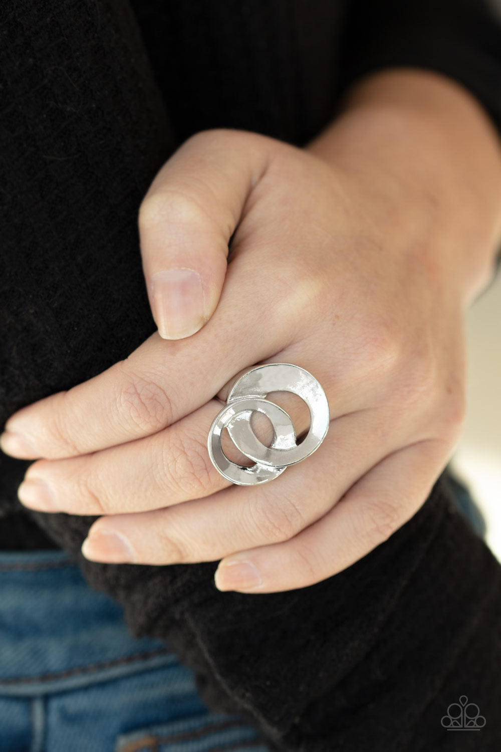 Paparazzi Rings Pro Top Spin - Silver