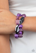 Load image into Gallery viewer, Paparazzi Bracelets Rockin Rock Candy - Purple
