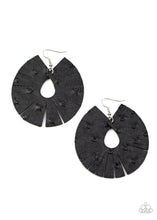 Load image into Gallery viewer, Paparazzi Earrings Palm Islands - Black
