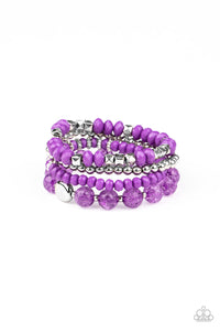 Paparazzi Bracelets Layered Luster - Purple