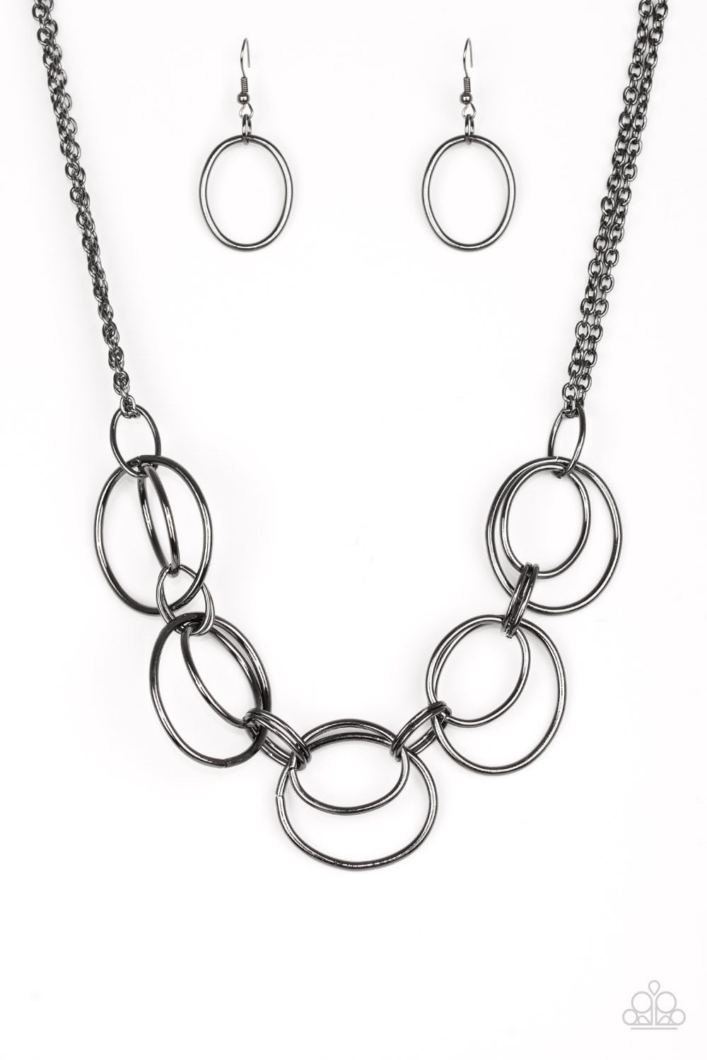 Paparazzi Necklaces Urban Orbit - Black